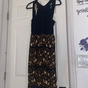 Maggy London patterned Midi Dress